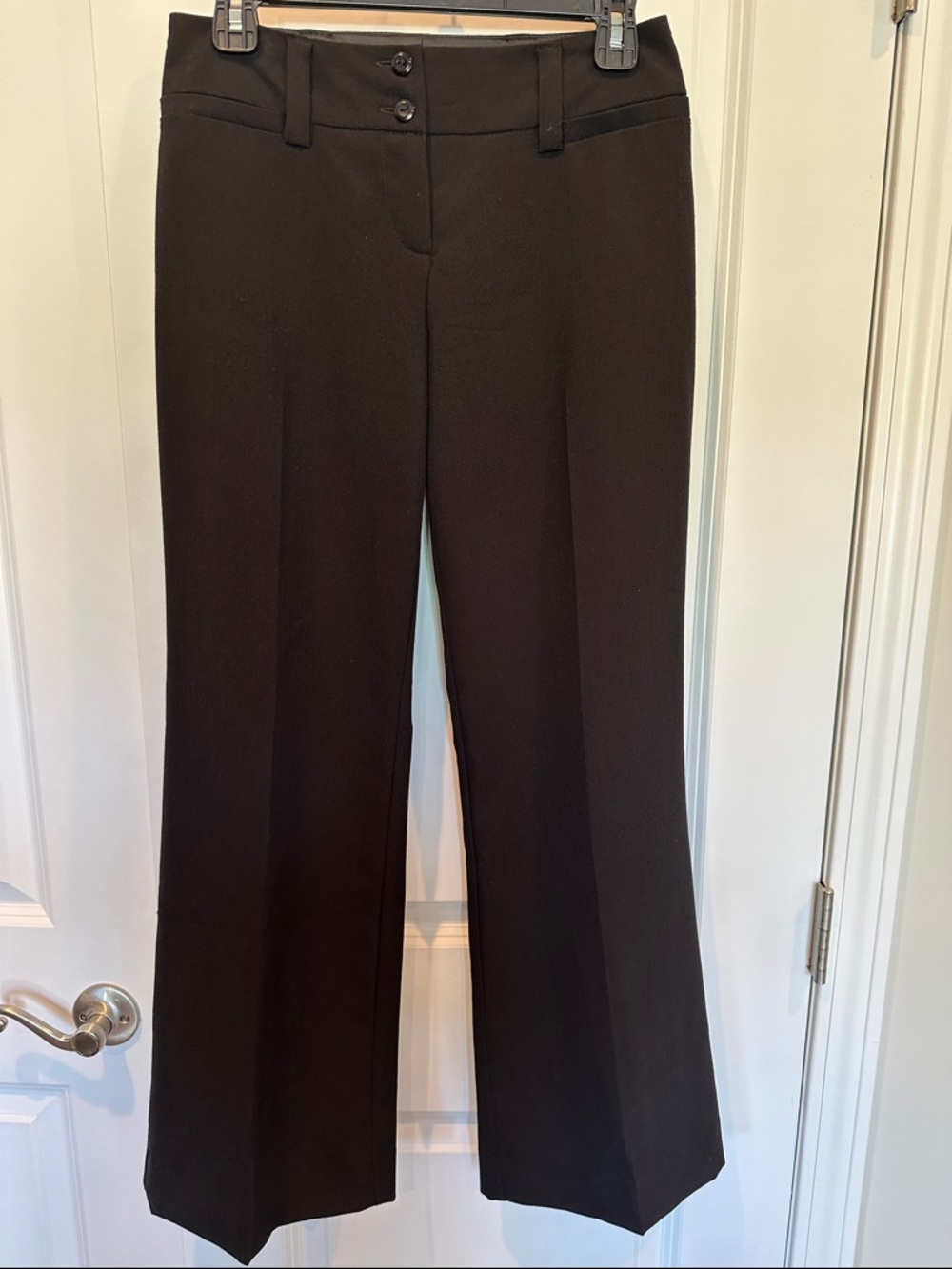 A. Byer Women's Black Dress Pants - Classic Flare Leg